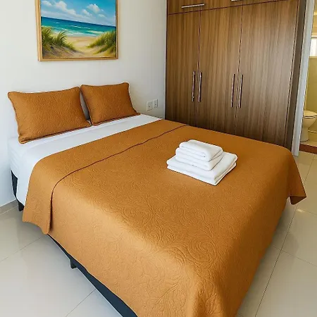 Vgfun-447 3 Quartos 2 Wcs Vista Mar Pe Na Areia Do Futuro * Fortaleza (Ceara)