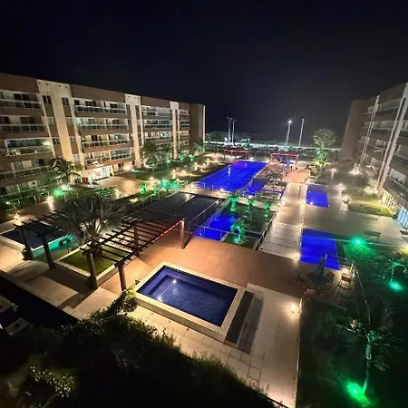 Apartamento Vgfun-447 3 Quartos 2 Wcs Vista Mar Pe Na Areia Do Futuro Fortaleza (Ceara)